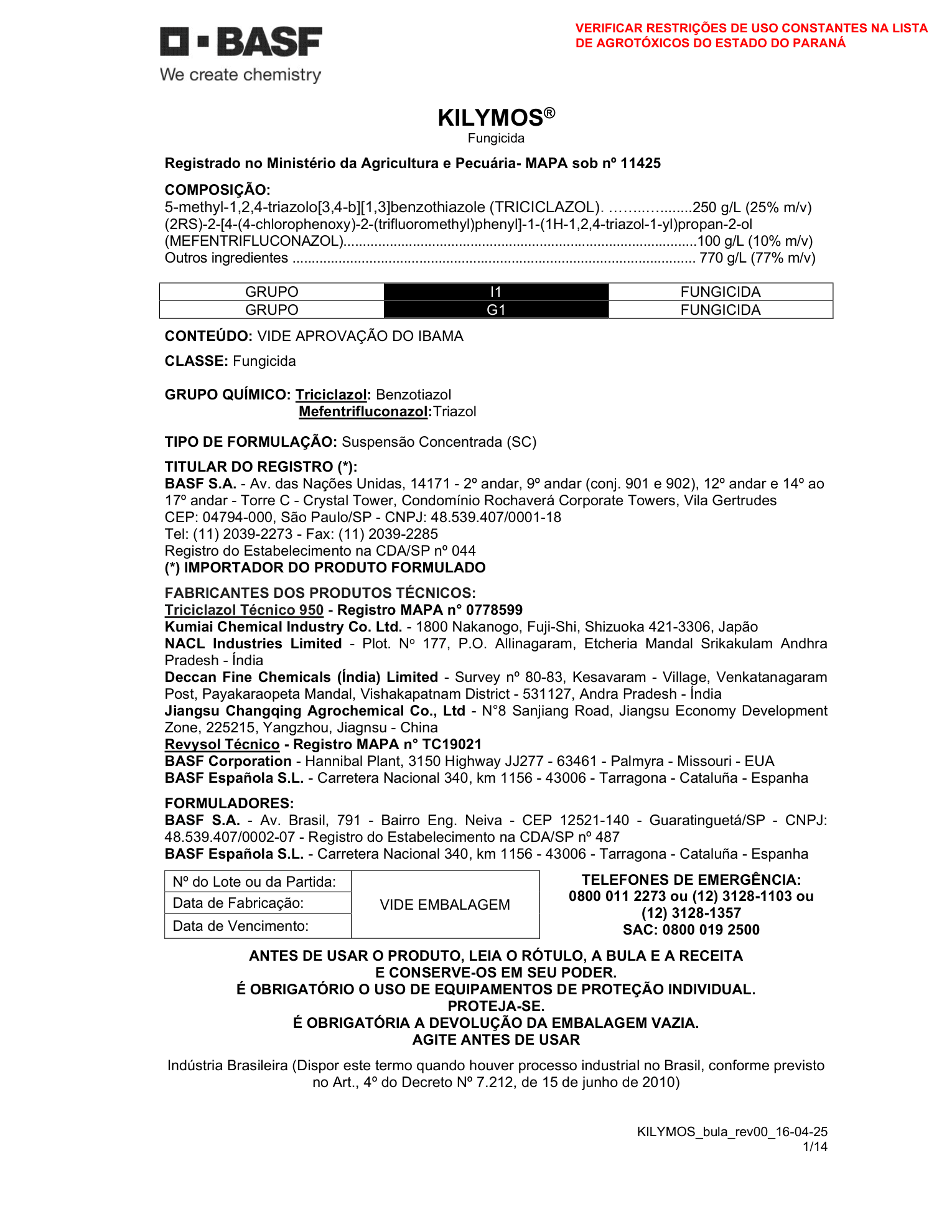 Bao Giờ Thì Kilymos  - Sản Phẩm Mới Chuyên Trị Đạo Ôn Của BASF Mới Ra Mắt Tại Việt Nam?