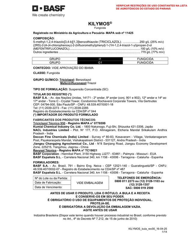 Bao Giờ Thì Kilymos  - Sản Phẩm Mới Chuyên Trị Đạo Ôn Của BASF Mới Ra Mắt Tại Việt Nam?