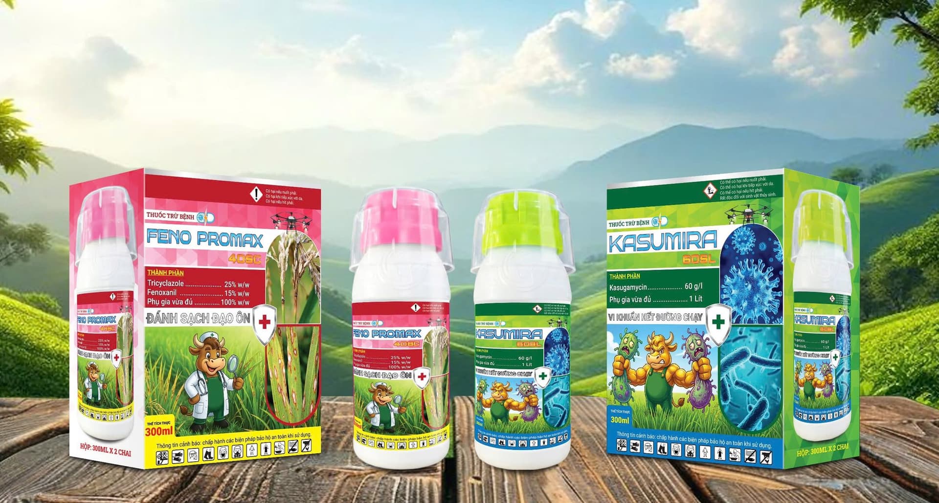 Xu Hướng Phát Triển Sản Phẩm Cặp Đôi Đặc Trị Nấm Khuanara Trên Lúa - Case Study Từ Feno Promax 40SC và Kasumina 60SL